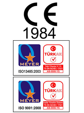 ce medical device iso 9001:2008 iso:13485:2003 meyer türkak